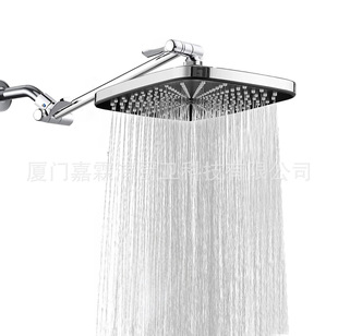 12inch Supercharged Shower Head with 11inch Removable Stainless Steel Extension Arms, Adjustable Flow Shower Set