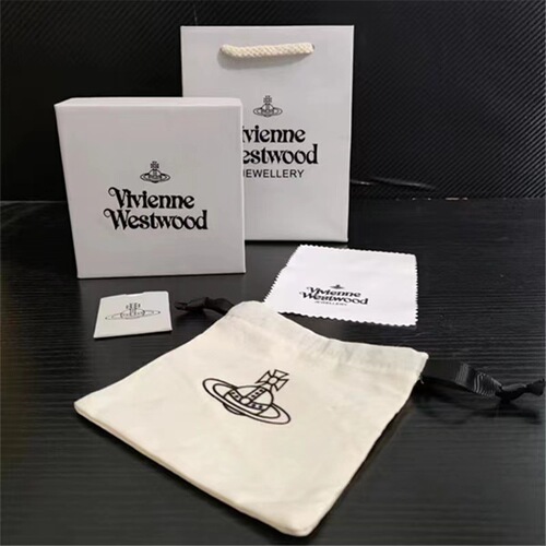 New Version West Tai Family Packaging Box, Empress Dowager's Saturn Necklace Same Style Packaging Box, Gold-Plated Pearl Gift Box