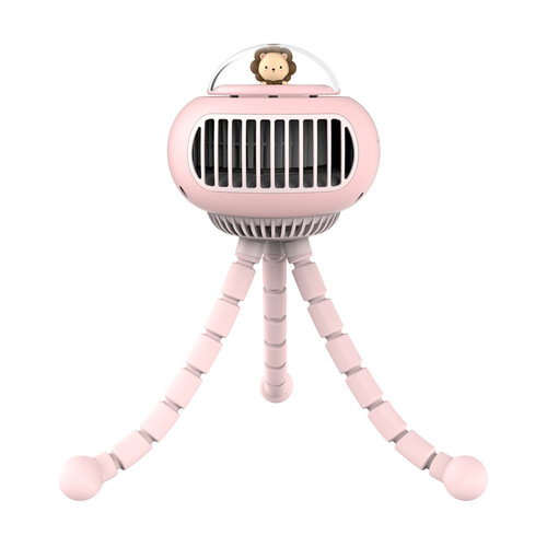 Stroller fan mini model with built-in high-endurance battery Octopus fan portable bladeless fan with protection