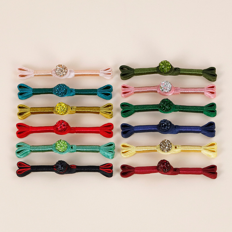 旗袍盘扣扣子中式手工编织香巴拉燕尾一字扣国风汉服装饰纽扣配件