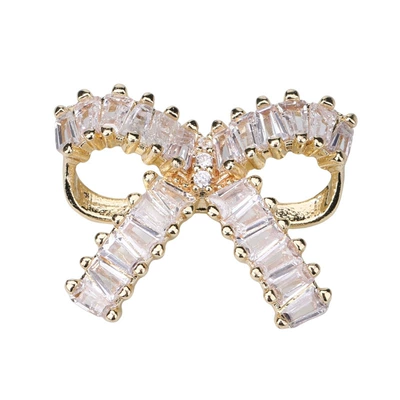 Zərgərlik ara hissələri – Color-Preserving Zircon Bow Bracelet Accessories