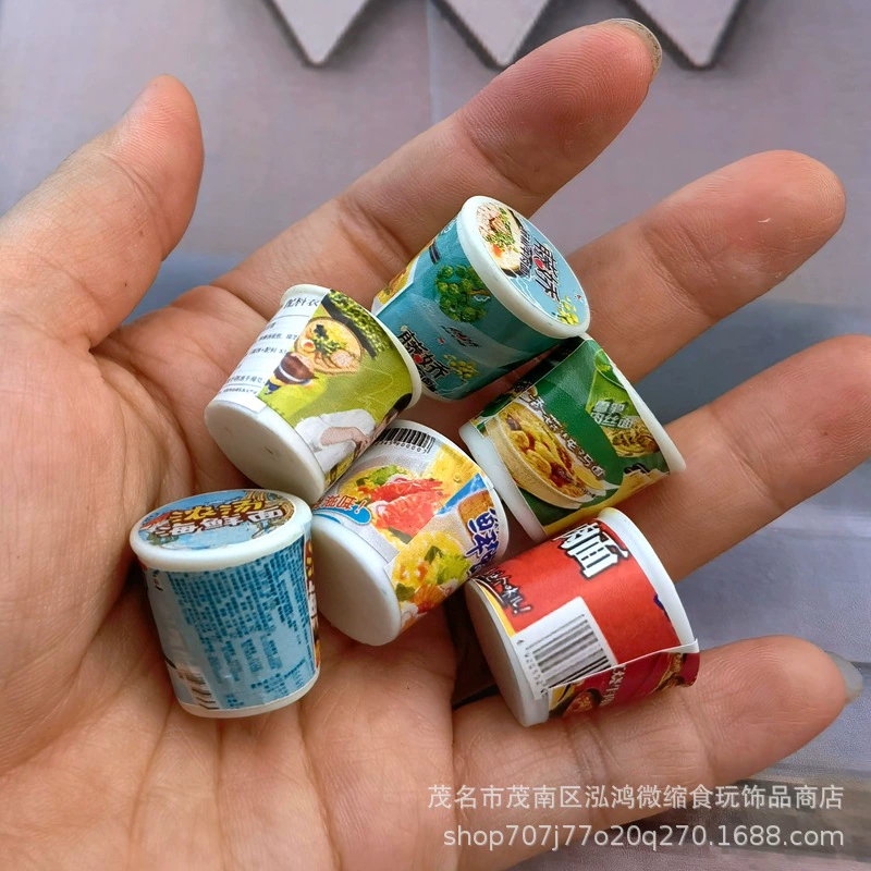 Мини-еда Play Супермаркет Маленькая слепая сумка DIY Интернет-знаменитость Мини-еда Закуска Модель игрушки Мгновенного приготовления украшения с лапшой