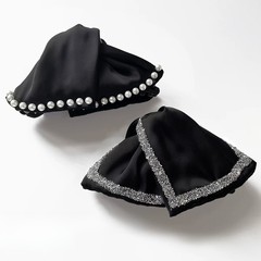 Heavy Industry French Pearl Hepburn Style Elegant Updo Hair Clip 2024 New Model Rear Hair Style Versatile Shark Hair Clip