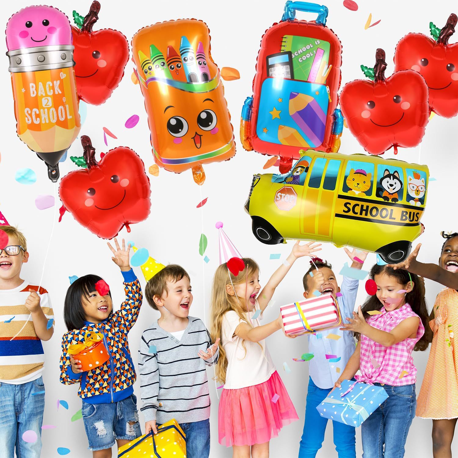 Aluminum Film Material Back To School Cute Classic Style Letter Pencil Aluminum Film Party Festival Balloons