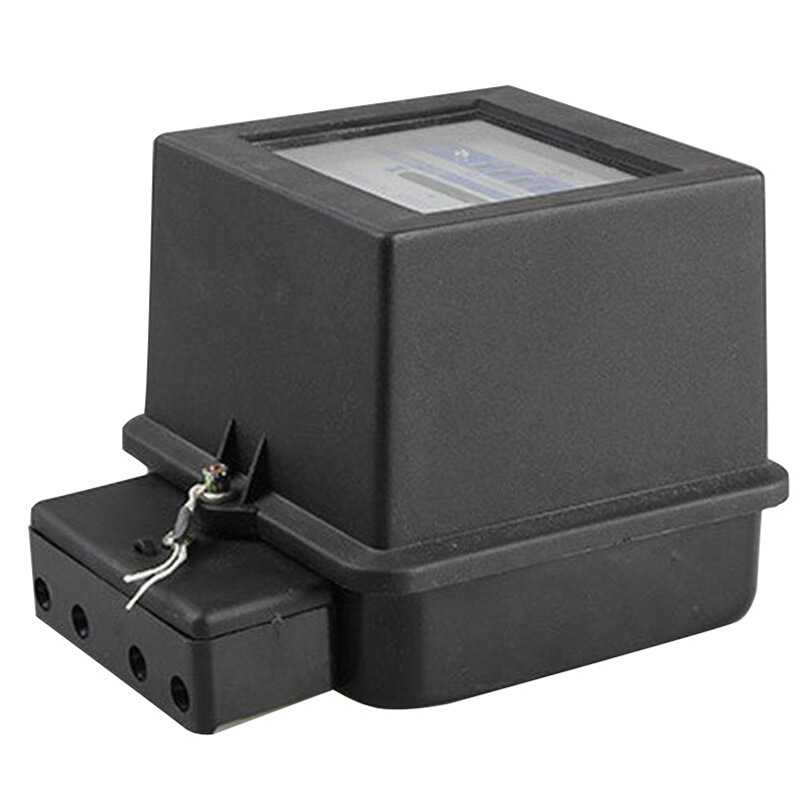 220V medidor de energía doméstico monofásico mecánico comercio exterior medidor de energía monofásico DD862 en inglés 60A medidor de energía en stock