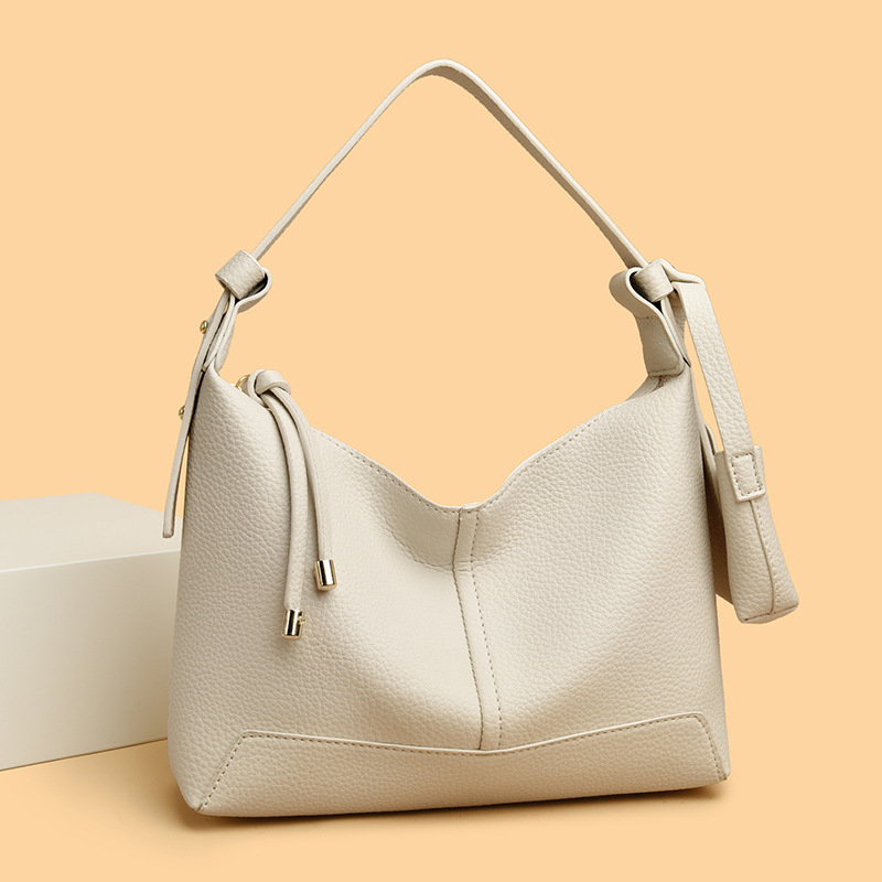 Summer 2025 New Collection Lunchbox Bag Niche Underarm Baguette Bag Luxury Soft Leather Shoulder Bag Crossbody Bag For Women - Thumbnail 2