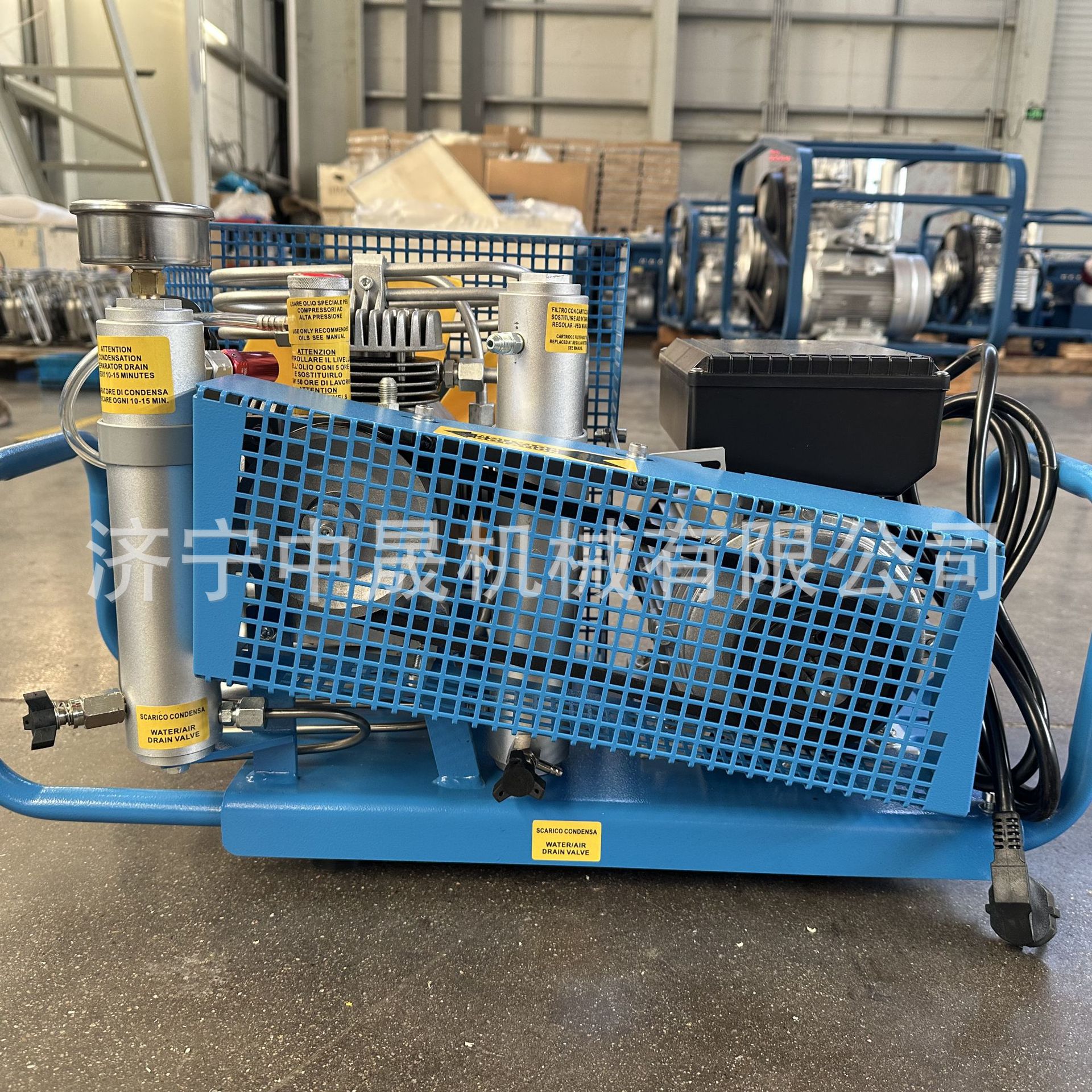 Suministro de bomba de llenado de aire rescate de minas RZX100 bomba de llenado de aire compresor de aire de alta presión