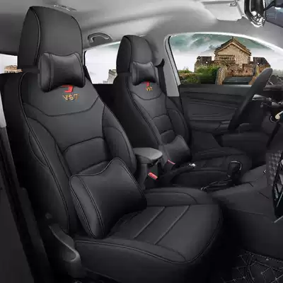 Jetta VS7 seat covers, full-coverage, Modelə uyğun (Original) oturacaq örtükləri - mysterious-black-deluxe-edition-note-the-model-year-front-row-fully-covered-rear-row-partially-covered
