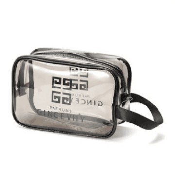 Bolsa de cosméticos de viaje transparente bolsa de lavado portátil de gran capacidad bolsa de almacenamiento impermeable bolsa de almacenamiento de ropa interior cosmética al por mayor