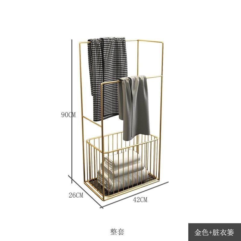 轻奢毛巾架落地洗漱台家用大理石浴室置物架卫生间收纳浴巾架|undefined