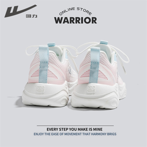 Warrior/回力运动鞋男2024春秋款情侣休闲百搭厚底增高轻便跑步鞋