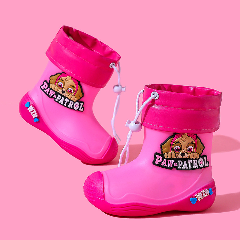 Botas de lluvia para bebés, zapatos de lluvia de moda para niños, zapatos de agua antideslizantes para niños pequeños, zapatos de agua ultra impermeables
