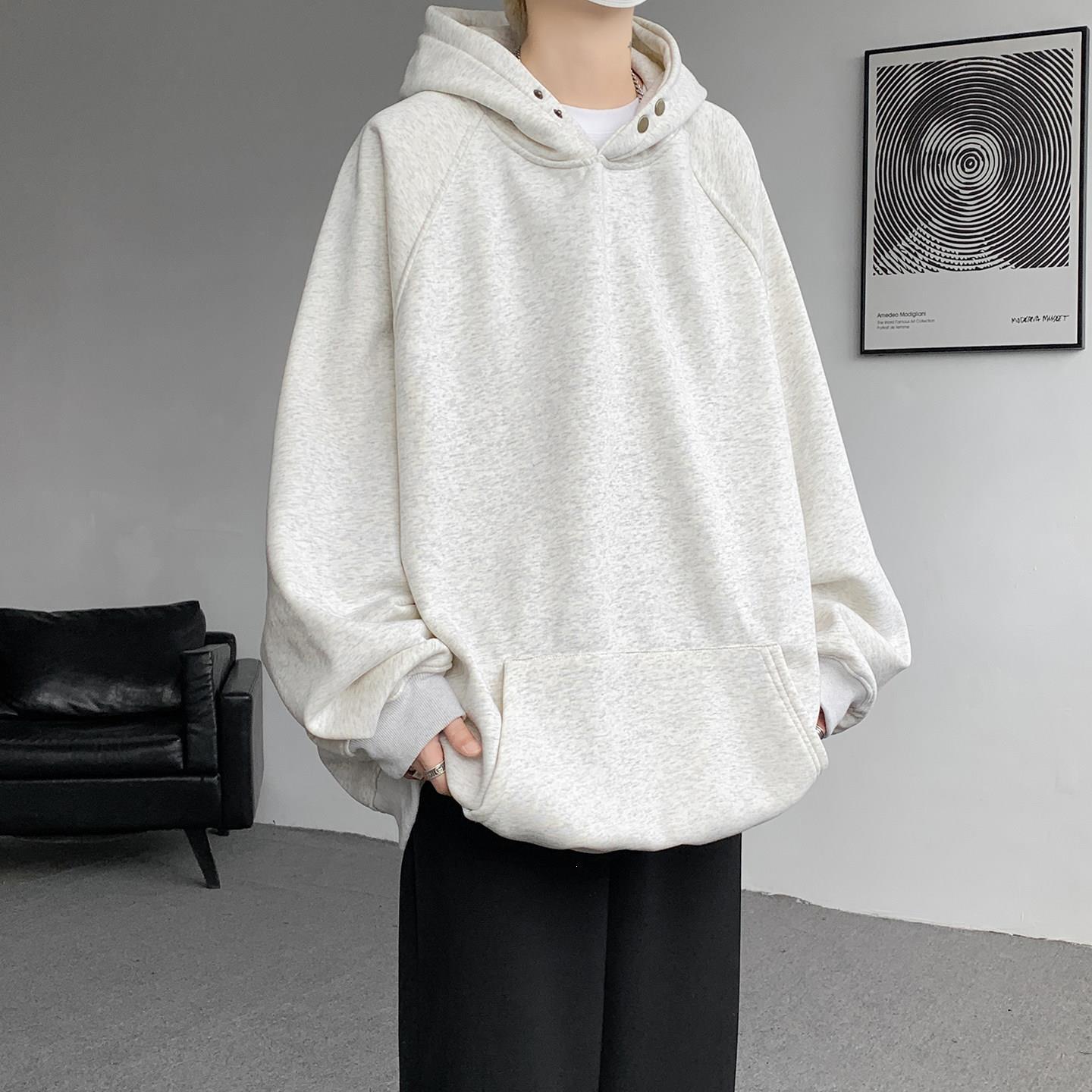 American high street heavy-duty hooded sweatshirt for men, spring and autumn trendy pullover jacket WY001P55