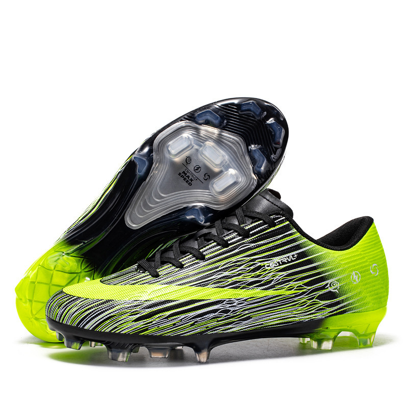 Zapatillas de Fútbol Juvenil TF AG TPU Malla Ligero para Césped Artificial