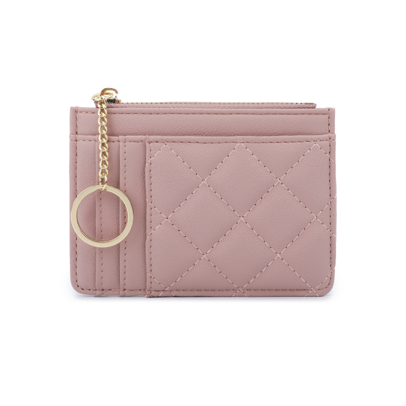 Lingerie billetera de cuero suave multi-tarjeta bolsas de tarjetas 3 en 1 anti-magnetismo bolsas de lujo pequeñas bolsas de monedas