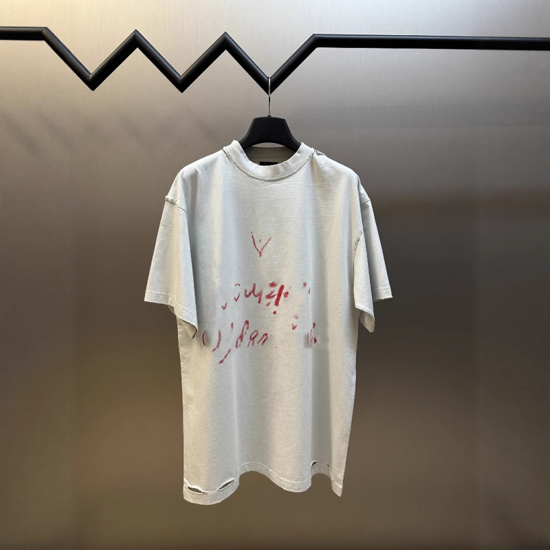 Dujia バージョン既製 BL ファミリー 2025 新しいバレンタインデープリント半袖 T シャツ OS ルーズバージョン男性と女性の同じスタイル T|undefined