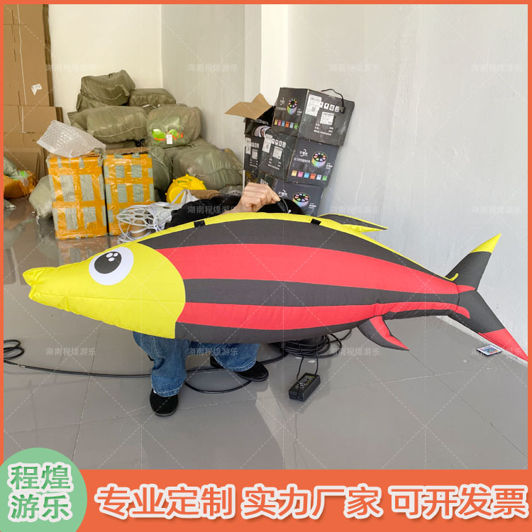 充气热带鱼海洋动物气模企鹅海狮海豹鲸鲨鱼贝壳章鱼美陈装饰道具