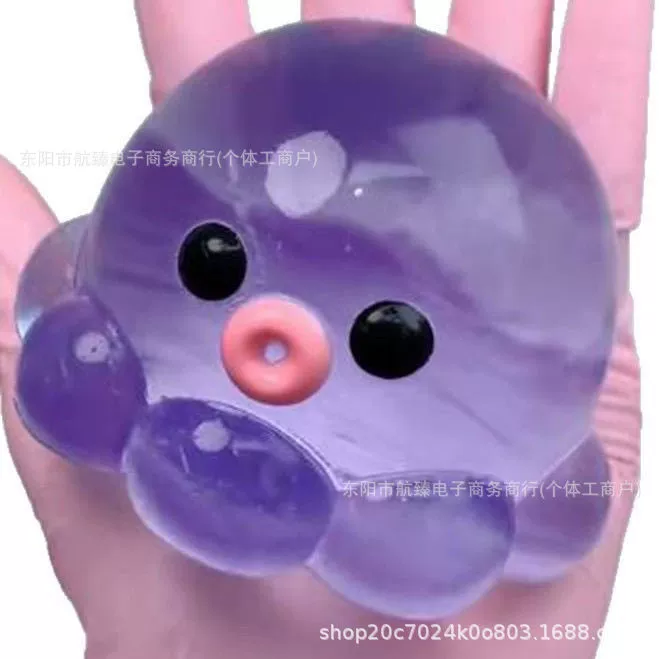 Кристальный шар DIY игрушка для снятия стресса с пузырьками, игрушка для снятия напряжения TikTok, медленно восстанавливающаяся игрушка с пузырьками