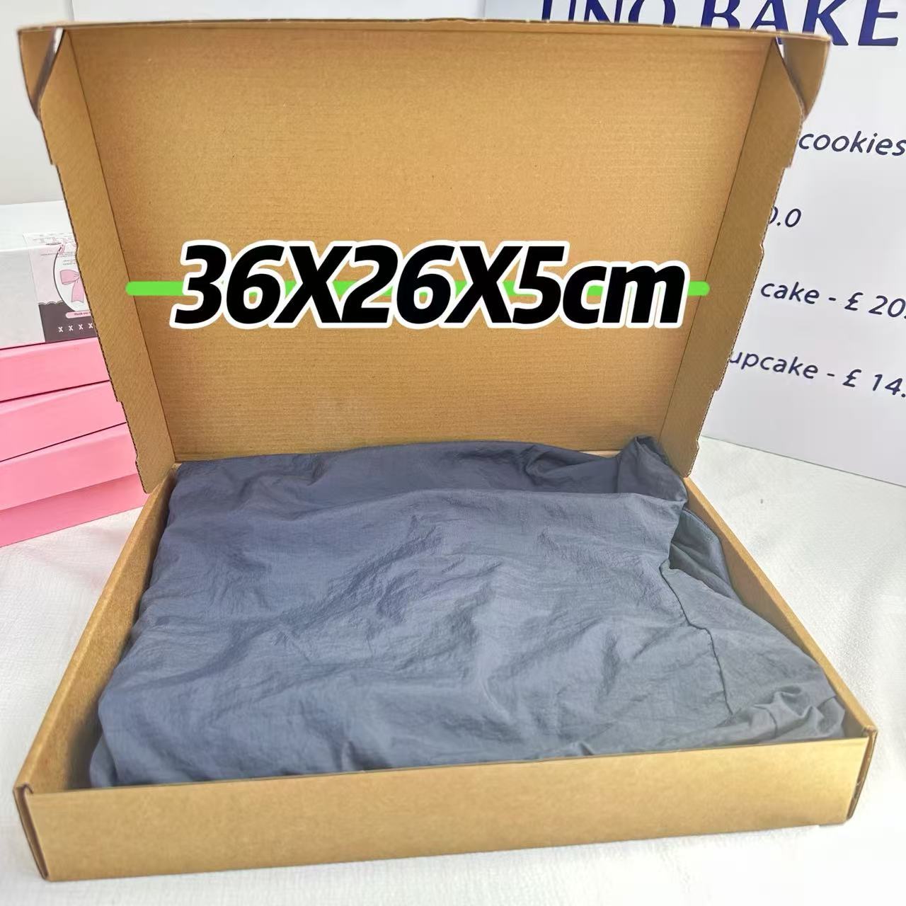 Tarjeta de tarjeta Kraft Aircraft Box tarjeta pequeña caja de embalaje avanzada caja de entrega grande caja de regalo rectangular caja de papel