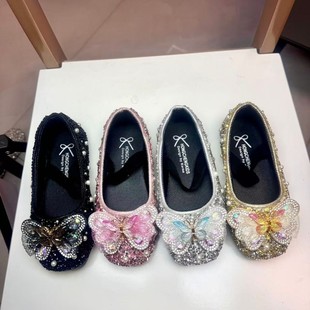(Wholesale), fashionable summer casual footwear with rhinestones, Collection Year 2025, princess style