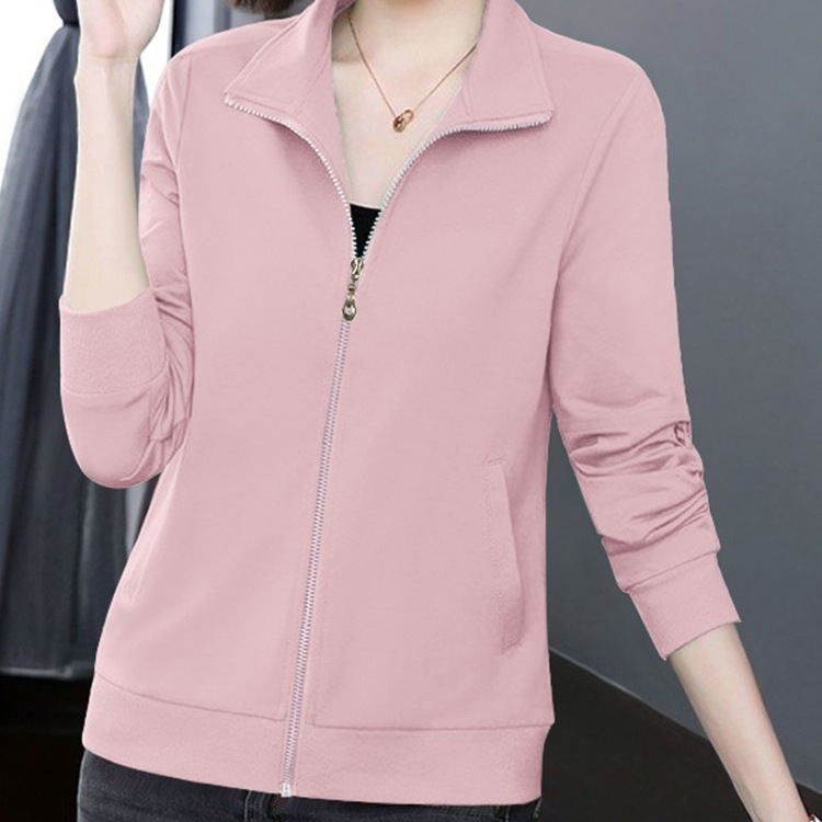 2025 New Short Jacket Women's Sportswear Baseball Jacket Top Spring and Autumn Mom Zip-Up Sweatshirt 2025 New Short Jacket Women's Sportswear Baseball Jacket Top Spring and Autumn Mom Zip-Up Sweatshirt