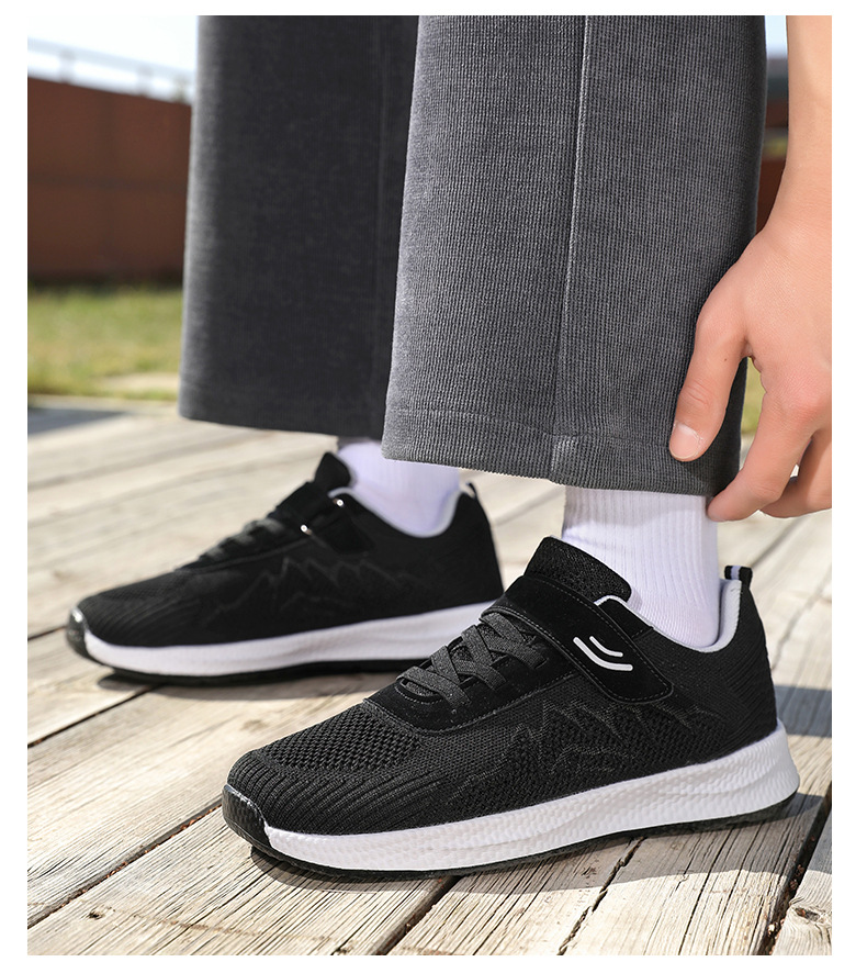 Cross-border Plus-size Breathable Walking Shoes, Lightweight Soft-soled Sneakers Middle-aged Men, Casual_vogvips.com