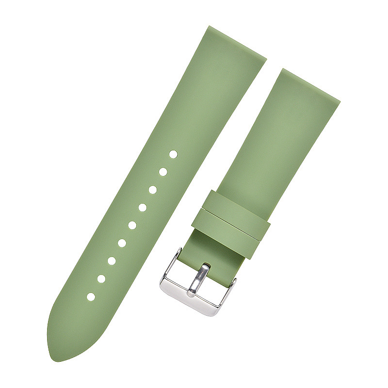 Correa de silicona para reloj inteligente universal Correa de reloj de cabeza plana impermeable deportiva Adecuado para pulsera Xiaomi Correa de muñeca de silicona