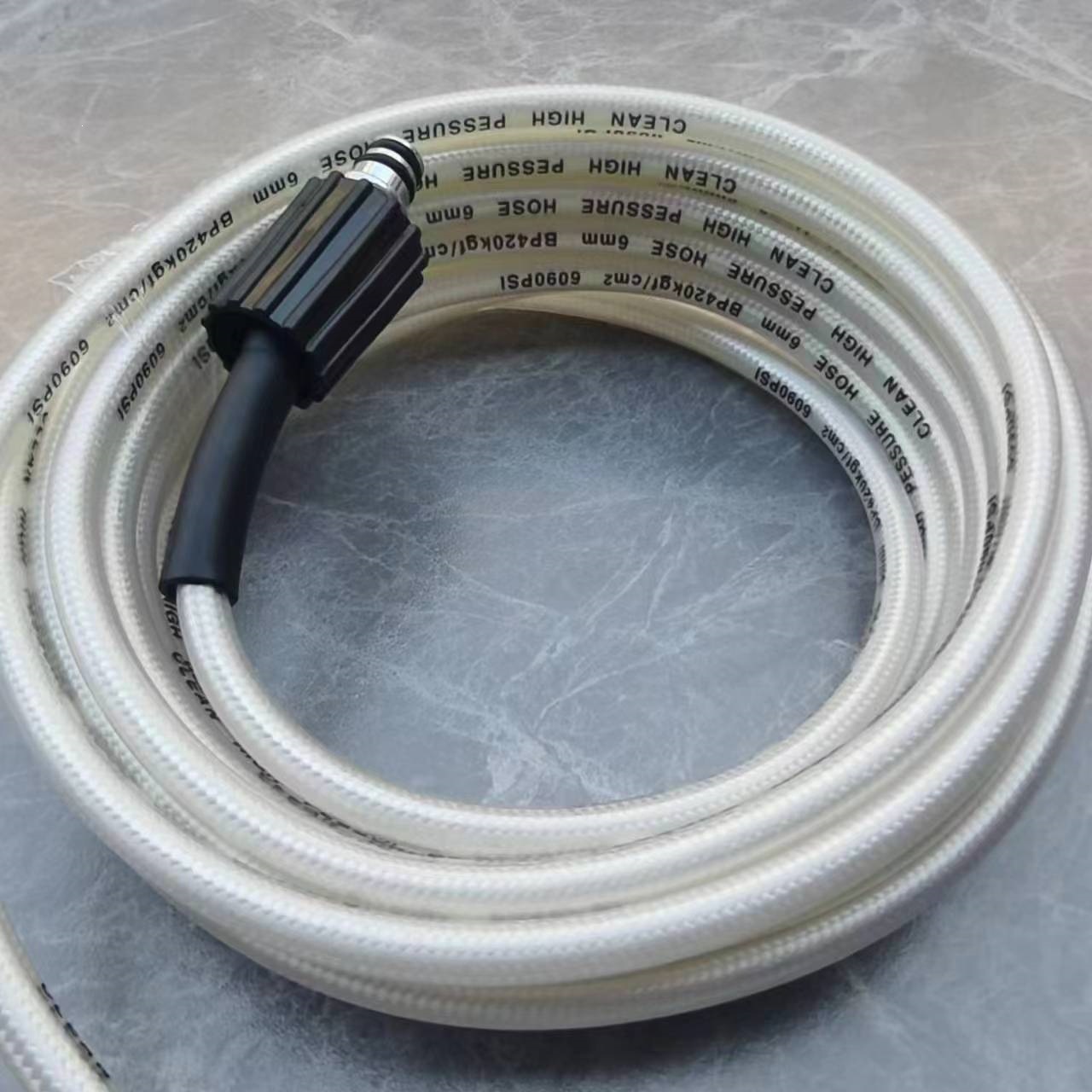 Compass High-Pressure Car Washer Accessories Household Water Hose with Water Gun Brush Car Pump Outlet Pipe Explosion-Proof Hose with Gun
