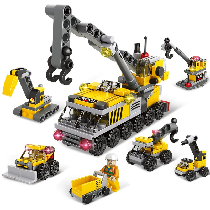 Конструктор LEGO, игрушечный автомобиль-экскаватор, подарок на день рождения