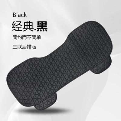 Cushion Four Seasons Universal Single-piece | Seat cushion, seat cover - black-back-row-long-cushion