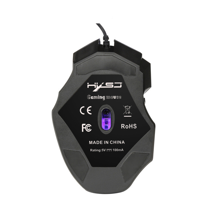 A908 Wired Mouse 7-Button Matte Texture Colorful Luminous Gaming Office 1.5 Meters_voghion.com