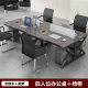 Staff Desk 2/4/6 Multi-Station Screen Workstation Light Luxury Office Desk and Chair Set Computer Desk Card Seat Factory