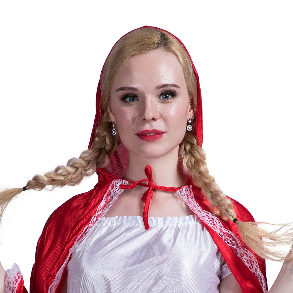 Sprookjesmeisje Roodkapje Bar Sportspellen Rollenspel Activiteit Jurk_voghion.com