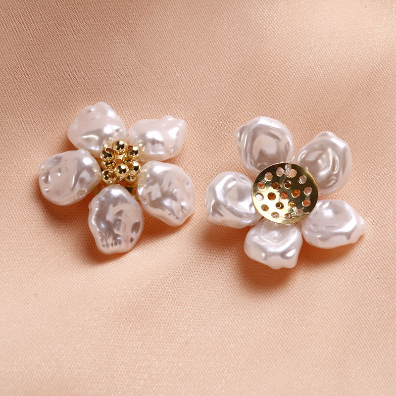 21g Weight Clip Classification 1 Piece Quantity Imitation Pearl Material Flower Pattern All Seasons Season Elegant, Cute, Sweet Style 1 Piece Imitation Pearl Flower Clip 8