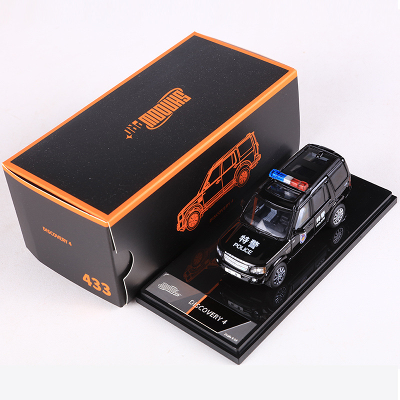 GCD 1:64 랜드 로버 발견 4 SUV 오프로드 차량 시뮬레이션 합금 자동차 모델 컬렉션