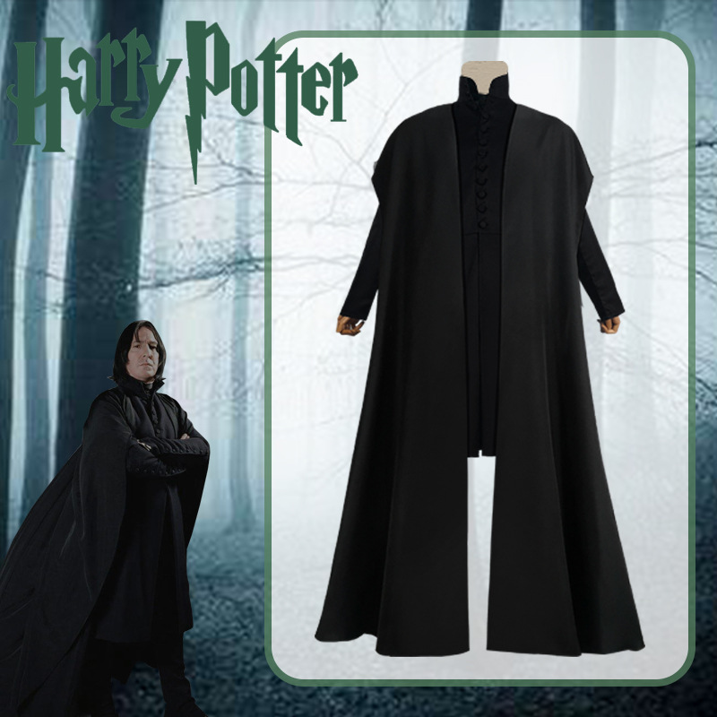 Harry Potter cos Professor Snape Robe cosplay Halloween Playing Set