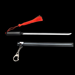 Anime merchandise ninja 22CM Sasuke Kusanagi sword children's alloy model toy keychain