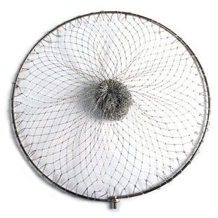 Stainless Steel Solid Net Head, Extra Large Foldable Ring, Thickened Strong Horse Head, Anti-Hanging Universal Net Head