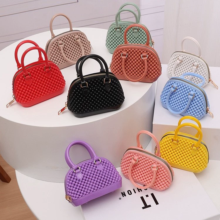 Детская сумка желе оптом детский сад для девочек модный кошелек мини-сумка для скорлупы с ажурными ПВХ сумка для женщин