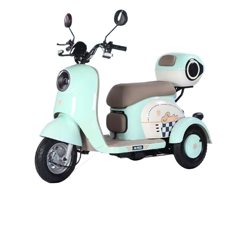 Triciclo Eléctrico Doméstico de Movilidad, Capacidad de Escalada 30°, Carga 200kg, para Adultos y Ancianos