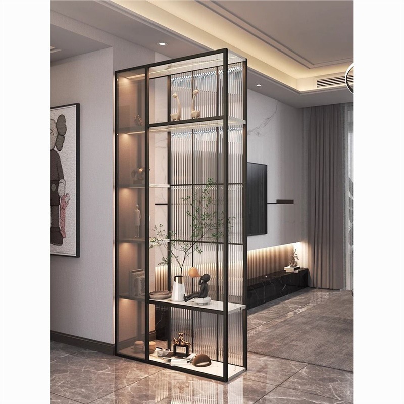 Entrance Partition Cabinet Modern Storage Rack Screen Simple Side Cabinet Decoration New Screen Partition Living Room Shielding