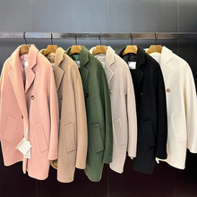 2023秋冬新款Guinea大衣101801短款羊絨大衣MAX同款雙面呢外套