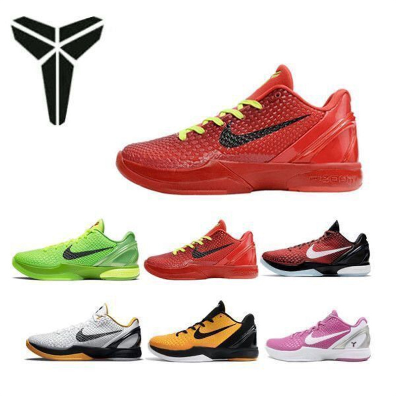 Popular Air Zoom Kobe 6 Air Cushion Carbon Plate Wear-Resistant Anti-Slip Practical Basketball Shoes for Men and Women Versatile Sports Shoes Popular Air Zoom Kobe 6 Air Cushion Carbon Plate Wear-Resistant Anti-Slip Practical Basketball Shoes for Men and Women Versatile Sports Shoes