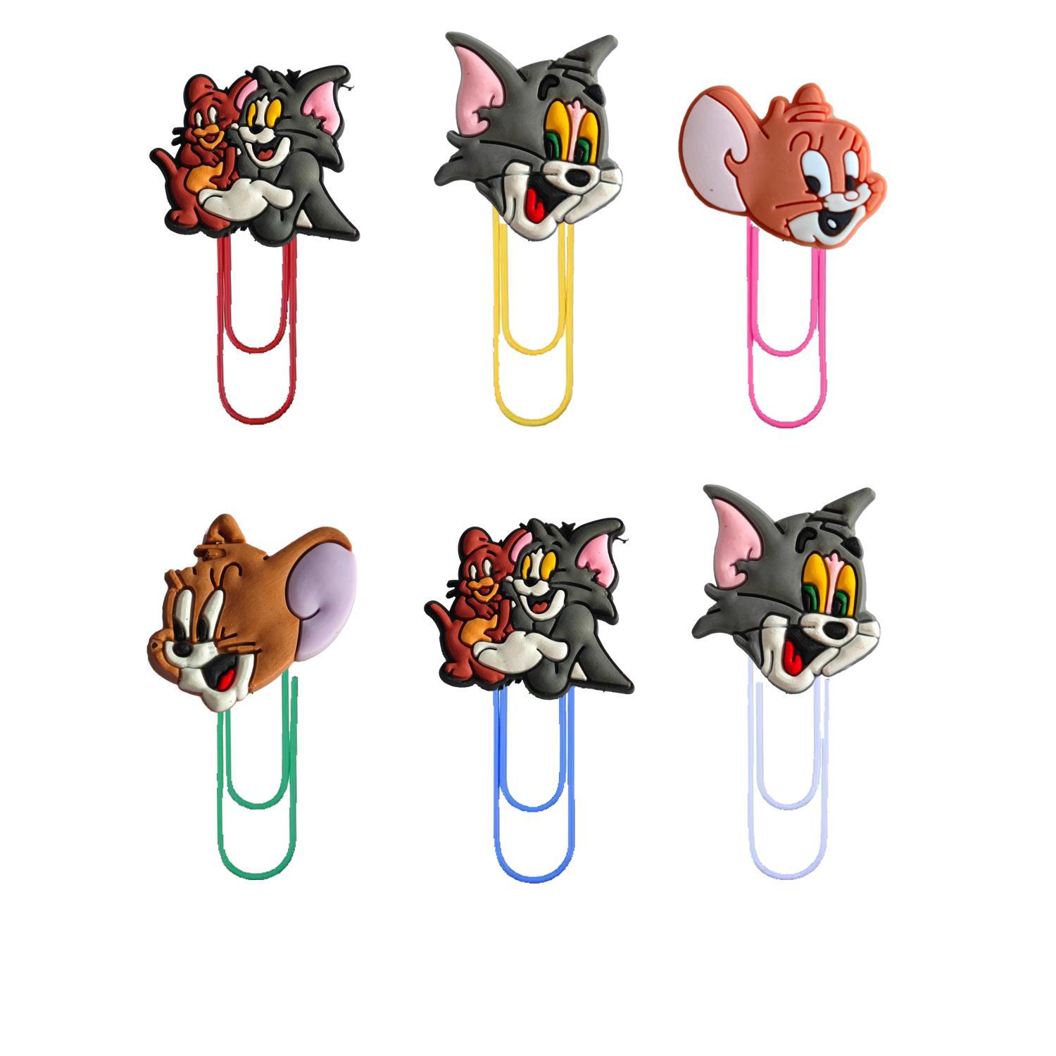 Amazon gato y ratón clips sheinPVC decorativo creativo lindos dibujos animados coloridos dibujos animados pin