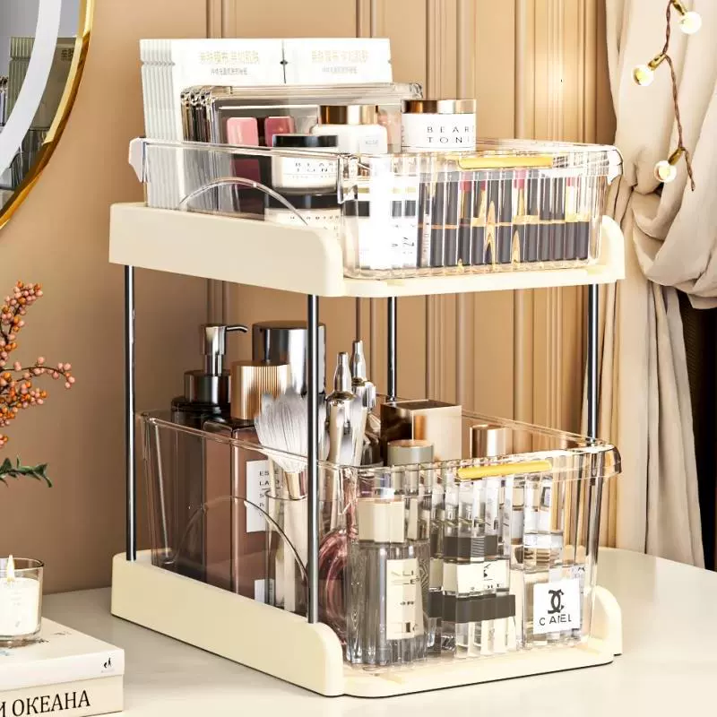 Косметическая коробка для хранения Настольная стойка Многослойная туалетная стойка туалетная стойка туалетная стойка для ухода за кожей