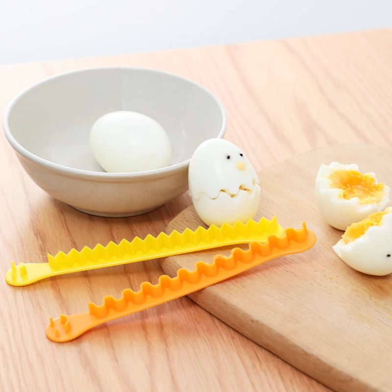 Cross-border home egg cutting and carving mold kitchen egg splitter egg decoration tool floral rod egg shaping tool