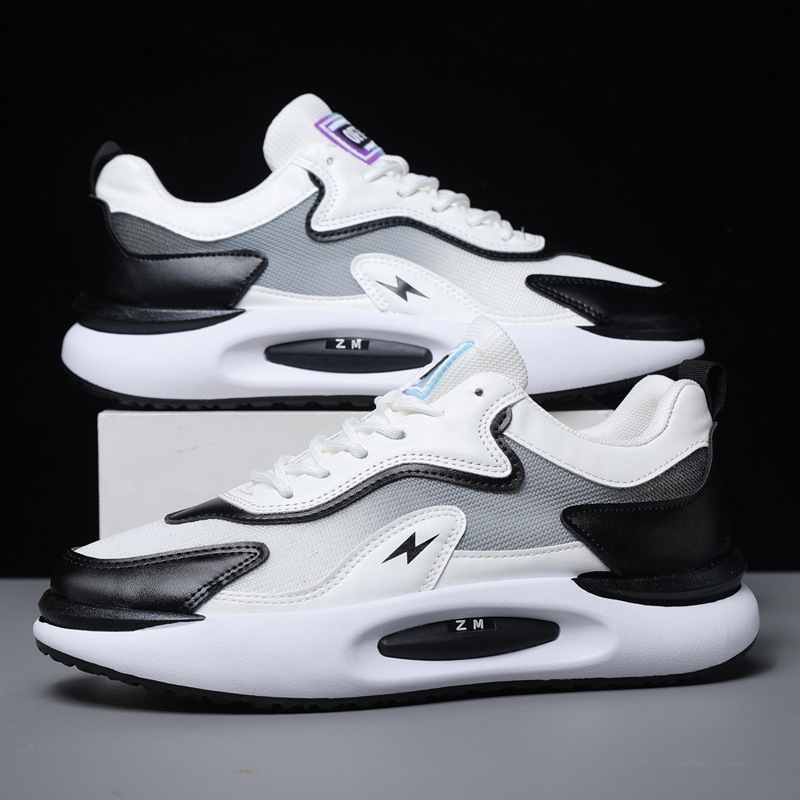 Men's Trendy Thick Soled Running Shoes Casual Sports Footwear_voghion.com