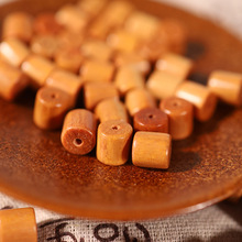 8mm金药檀桶珠串珠手链珠子木制檀散手工花梨配件diy国风饰品包邮