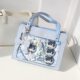 Cream Spring Sakura Pain Bag Daily Transparent All-match Guofeng Hand Shoulder Crossbody Bag Antique Girl's Small Food