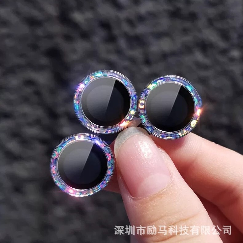 Suitable for Apple 15 Lens Film iPhone 16 Promax Colorful Circle Camera Film 14 High Definition Explosion-Proof 13 Anti